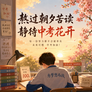 熬过朝夕苦读，静待中考花开